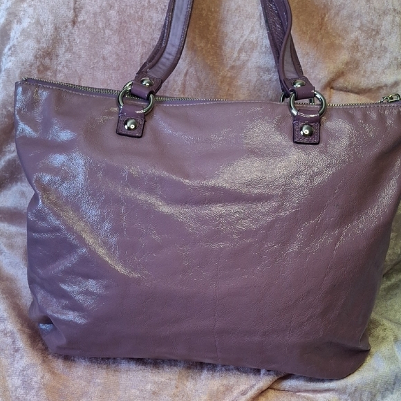 EUC COACH POPPY LAVENDER X LARGE Bag - Picture 6 of 9